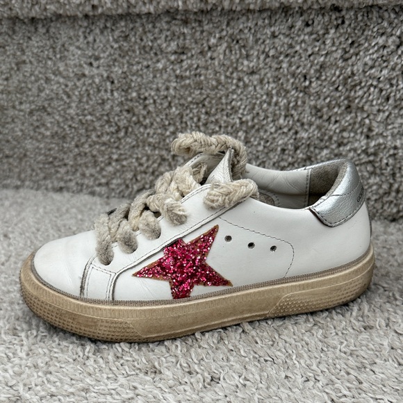 Golden Goose May Young with fuchsia glitter star and metallic leather heel tab - Picture 8 of 12